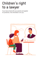 Cover page of leaflet for children