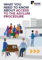 Illustrated brochure access to the asylum procedure
