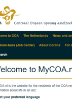 MyCOA website and app for asylum seekers