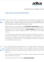 THE ASYLUM INTERVIEW