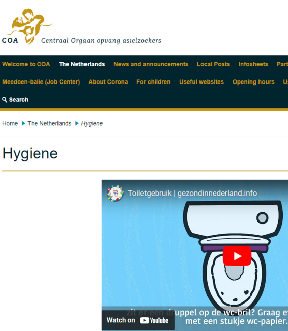 Hygiene / cleaning