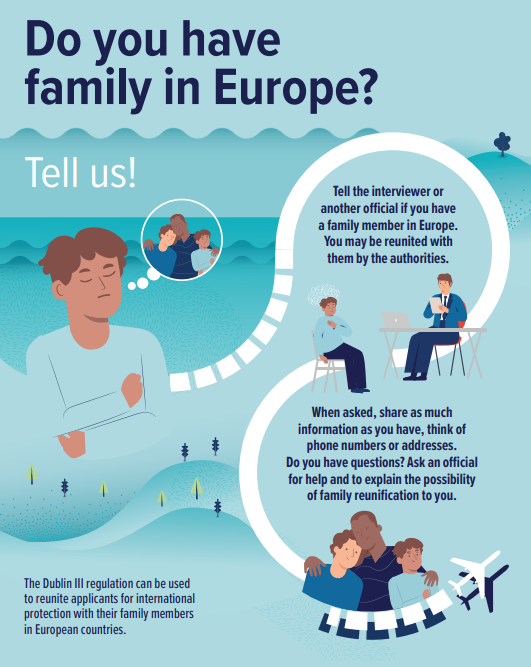 Poster Dublin family reunification child