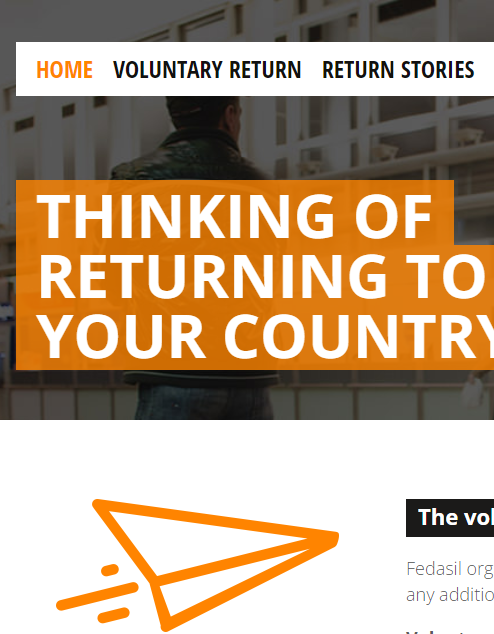 Voluntary return website