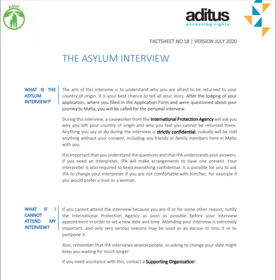 THE ASYLUM INTERVIEW