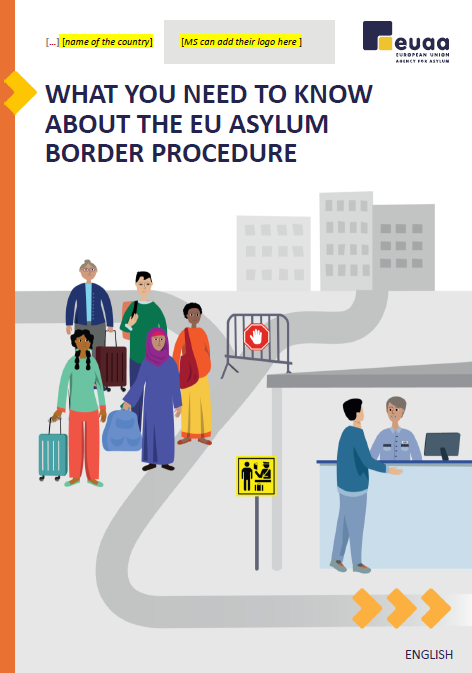 Image of cover page of APR brochure on asylum border procedure