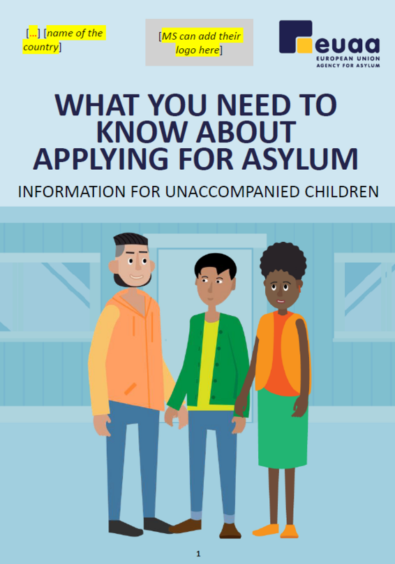 Image of cover page of APR brochure for unaccompanied children